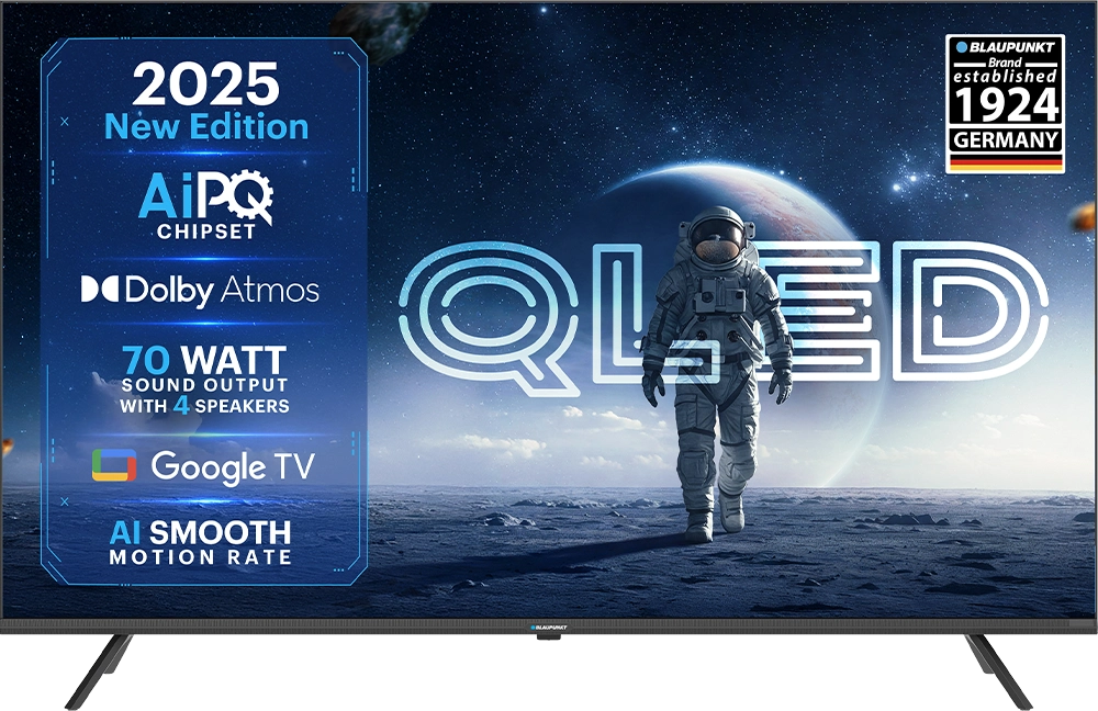 Blaupunkt Quantum Dot 139 cm (55 inch) QLED Ultra HD (4K) Smart Google TV 2025 Edition